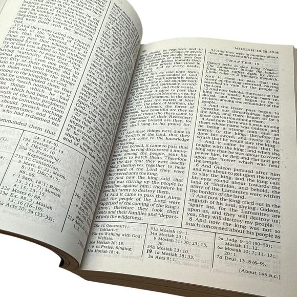 The Book of Mormon Another Testament of Jesus Christ 1981 LDS Church Navy Blue - Picture 4 of 8